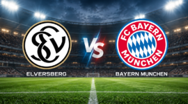 Prediksi Elversberg vs Bayern Munchen di Bundesliga 2026-27. Bayern diunggulkan menang 3-1 atas tim promosi. (Ilustrasi: ifakta.co/my)