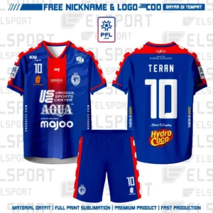 Jersey Futsal Home Unggul Fc Malang New PFL 2025 Custom Nama Dan No Punggung