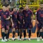 Bayern Munchen mengalahkan Borussia Dortmund 2-1 dan meraih trofi Franz Beckenbauer Supercup 2026 di Signal Iduna Park.  AP Photo/Martin Meissner