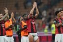 AC Milan menang 3-0 atas Lecce pada pekan kelima Serie A 2026/2027. Pulisic, Rabiot, dan Moreira mencetak gol. (AP Photo/Antonio Calanni)